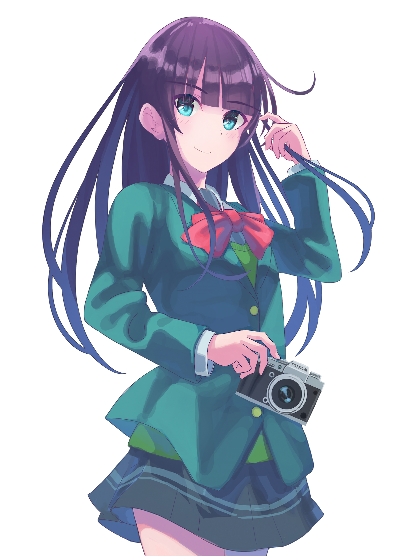 カメラを持つ初音